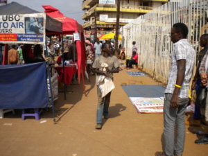 Kampala Market with Donald