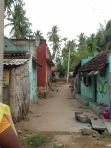 One of the neighborhoods in Emakkalapuram where we conducted surveys.